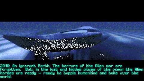 Computer game intros - XCOM Terror from the Deep (DOS) (1995)