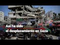 No hay ningún lugar en paz | Imágenes satelitales muestran el desplazamiento en Gaza