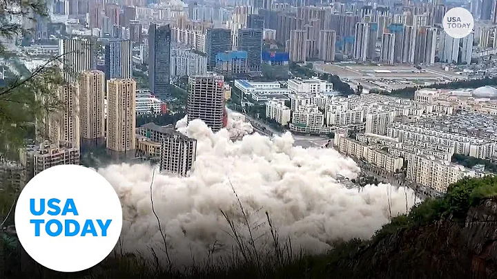 15 buildings in China get demolished simultaneously | USA TODAY - DayDayNews