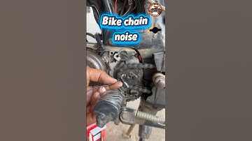 Bike chain noise problem solved #automobile #experimnent #experiment #bikemaintenance #diy #skidpan￼
