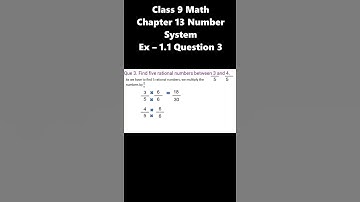 Class 9 Math Chapter 1 Number System Ex 1.1 Question 3