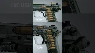 UPS vs 92FS Gun Pistol Mechanism #technology #mechanic #automobile #car #tech #cartoon #machine