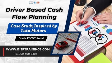 Driver Based Cash Flow Planning | Oracle PBCS Tutorial | Oracle Planning FAQs | PBCS Interview