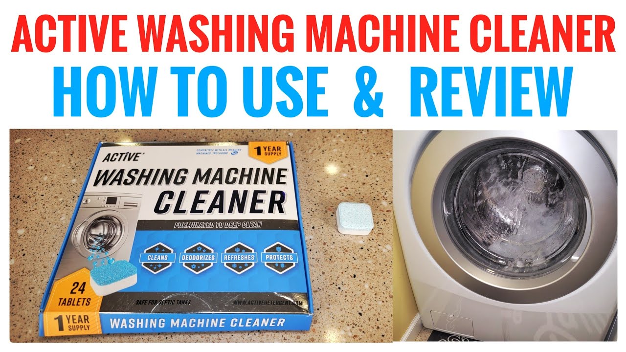 Review Active Washing Machine Cleaner Tablets - How To Clean Washing  Machine 