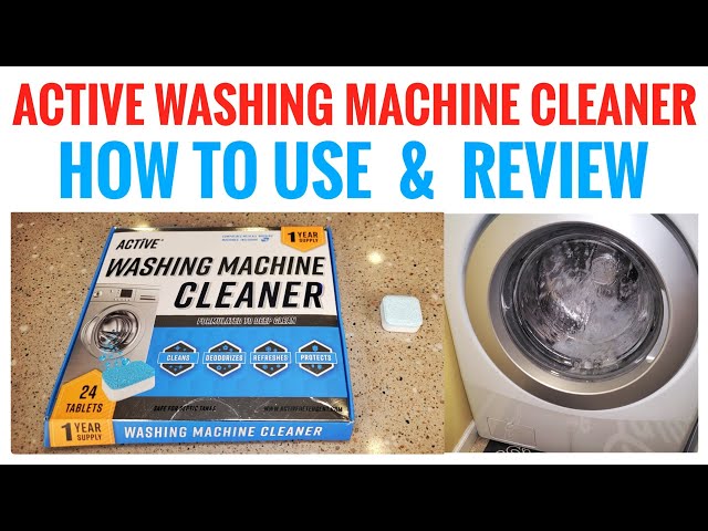 Review Active Washing Machine Cleaner Tablets - How To Clean Washing  Machine 