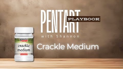 Hoe de Pentart Crackle One Component te gebruiken