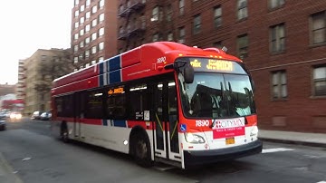 NICE Bus: 165 St Term bound XN40 1890 N6X entering 165 St Term