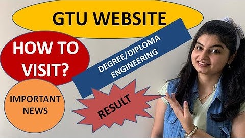 HOW TO DOWNLOAD SYLLABUS | GTU WEBSITE | RESULT | ACADEMIC CALENDAR