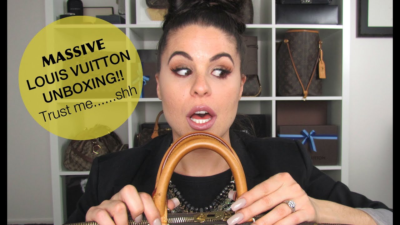 LOUIS VUITTON Unboxing/Reveal:Secret Giveaway CLOSED - YouTube