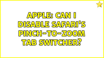 Apple: Can I disable Safari