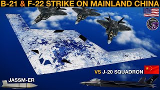 Could 6th Gen B-21 & 5th Gen F-22 Package Strike Mainland China? (WarGames 159) | DCS