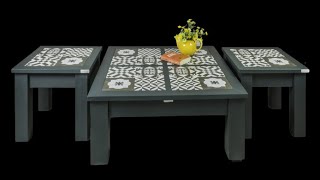 🎊💥The Magnificent 'Cosmic Coffee Table Set' in Olive Green💥🎊