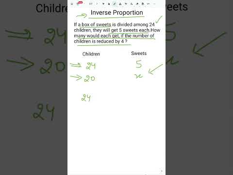 Inverse Proportion Questions
