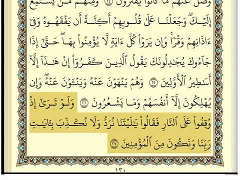 سورة الأنعام بصوت الشيخ مشاري العفاسي صوت وصورة حصريا 6