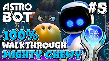 Astro Bot - 100% Walkthrough (Mighty Chewy) First Boss