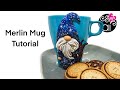 Merlin Mug Polymer Clay Tutorial | Tutorial Tazza Mago Merlino