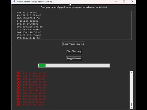 🔍 Proxy Checker