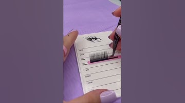 How to use M curl lash to make fans