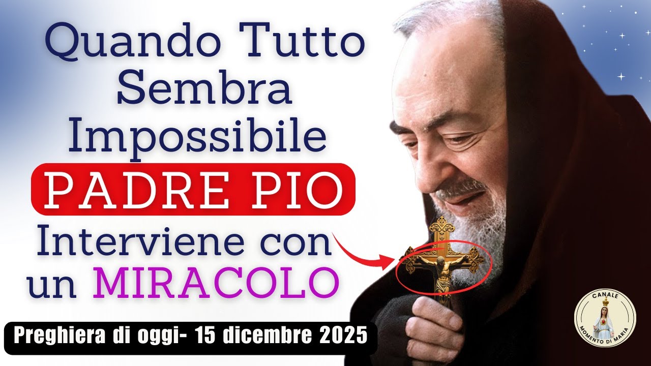 ✅Chiedi un MIRACOLO Urgente a PADRE PIO 🙏 Quando il Cuore è Stanco e Non Ce la Fa Più