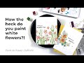 How the Heck Do You Paint White Flowers? | Altenew Paint-A-Flower: Daffodil