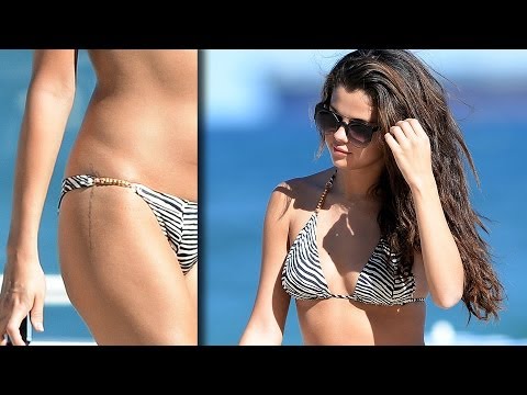Selena Gomez Shows Sexy Tattoo in Bikini!