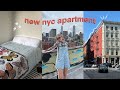 NYC MOVING VLOG: empty apt tour & unboxing stuff (part 2)