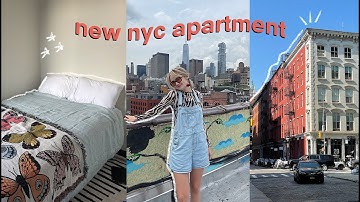 NYC MOVING VLOG: empty apt tour & unboxing stuff (part 2)