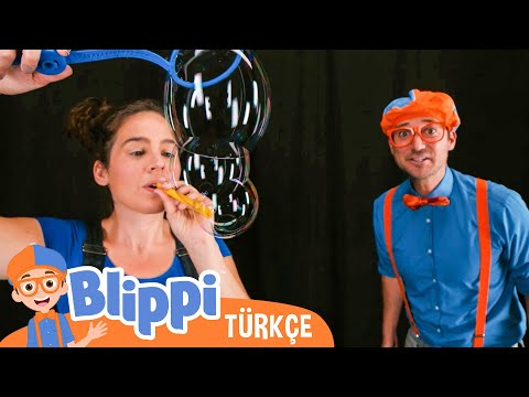 Blippi Baloncuk Yapıyor | Blippi Türkçe - Çocuklar için eğitici videolar | Türkçe Dublajlı