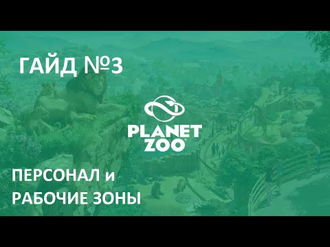 Играем в Planet Zoo Гайд №3 Персонал и рабочие зоны