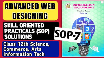 SOP 7 HSC IT chapters Skill Oriented Practicals demonstration client side imagemap  html class 12th
