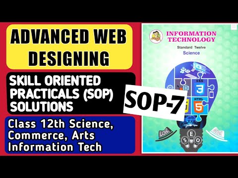 SOP 7 HSC IT chapters Skill Oriented Practicals demonstration client side imagemap html class 12th