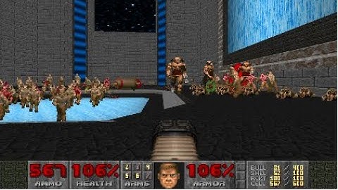 (Doom 2) Death in Excess - Map09 (Frozen Solace) 100%