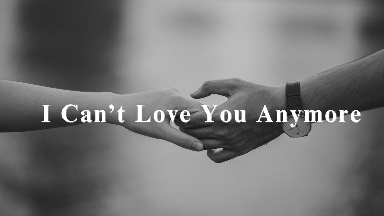 I can’t love you anymore - A sad romantic English poem by Ann Mary
