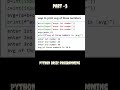 Part-3 , python basic programming #coding #pythonprogramming #pythontutorial #pythonforbeginners