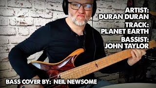 Planet Earth - Duran Duran - John Taylor - Bass Cover with From Gold to Rio backing.