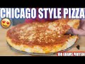 ANABOLIC CHICAGO STYLE DEEP DISH PIZZA | High Protein Bodybuilding Recipe