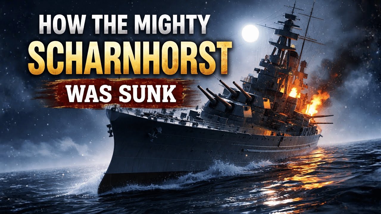 How the Mighty Scharnhorst Was Sunk | The Arctic Naval Battle That Changed WWII