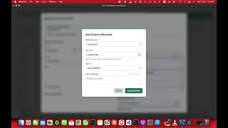HappyPaws | Creating a Custom Reminder