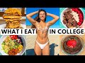 What I Eat In A Week With College Midterms | easy, realistic & healthy meals for college students