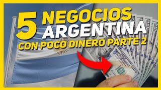 5 IDEAS de NEGOCIO RENTABLES en ARGENTINA 2023 *CON POCO DINERO* 🤑 - Mentes Brillantes