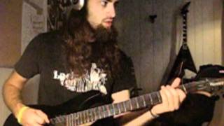 Video thumbnail of "Dark Tranquillity - The New Build guitar cover"