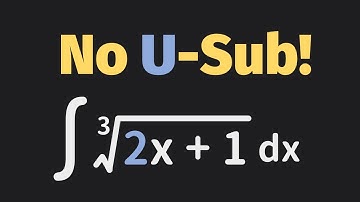 Integration of Cube Root - No U-Substitution Needed | Glass of Numbers