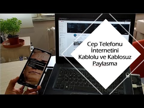 Cep Telefonu İnternetini Kablolu ve Kablosuz Paylaşma