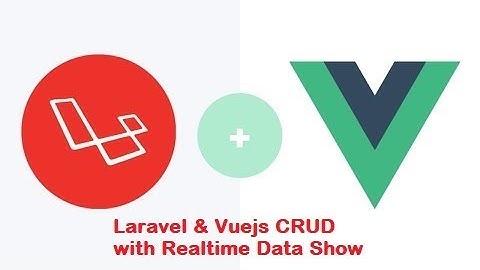Laravel and VueJS Realtime CRUD Operation System 01