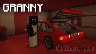 Granny 1.8 - Car escape minecraft, nightmare mode