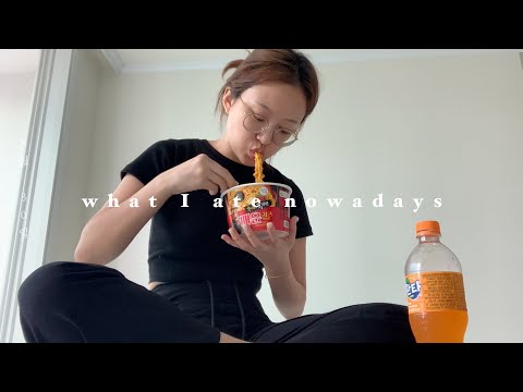 <strong>ENG</strong>) 요즘 일상 모음이라 쓰고 먹은것들이라 읽는다🍜 vlog compilation AKA <strong>what</strong> I ate