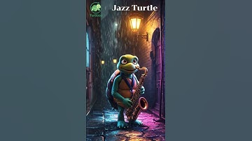 🐢🎷 Jazz Turtle #turtloop #animation #shorts #TurtleCosplay #TurtloopSeries #เต่าคอสเพลย์