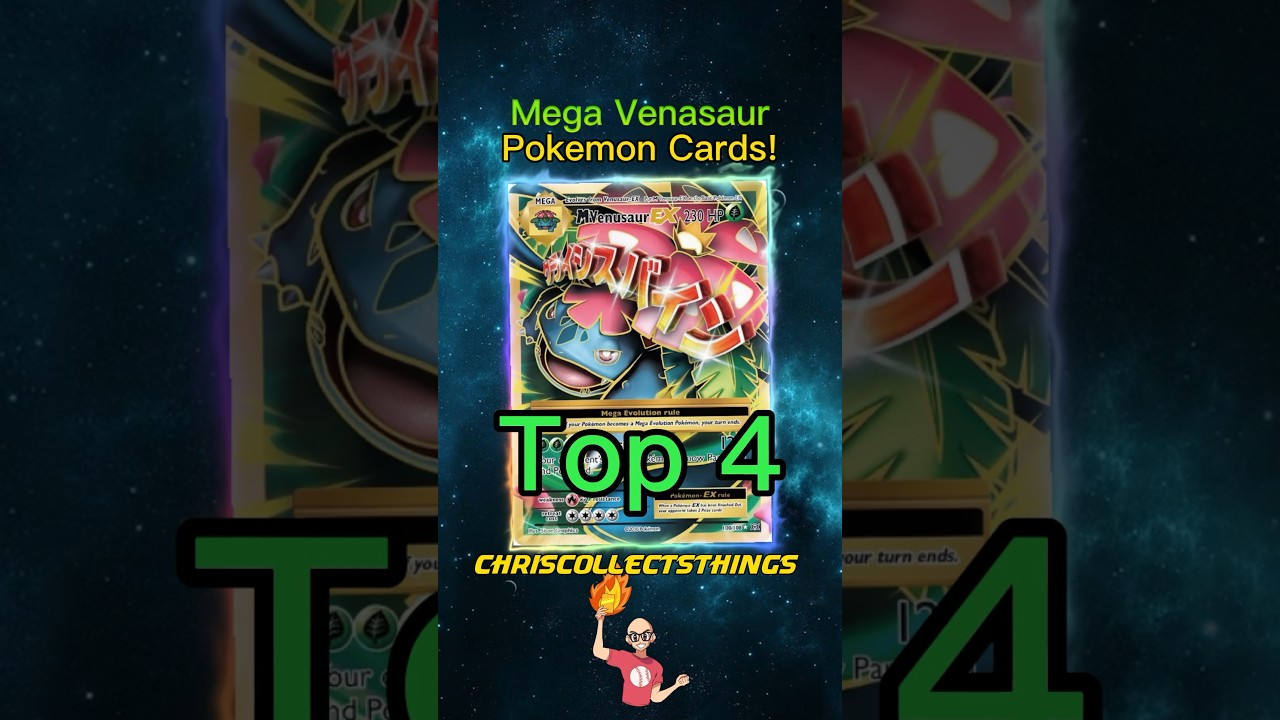 Top 4 EXPENSIVE Mega Venusaur Pokémon cards 🍃 