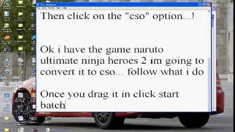 How to compress .ISO to .CSO