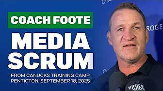 Canucks: Adam Foote speaks after his first on-ice session as head coach